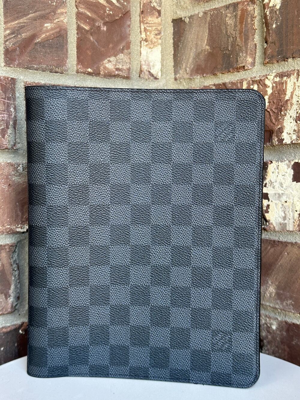 Louis Vuitton Desk Agenda Cover Damier Graphite	41139